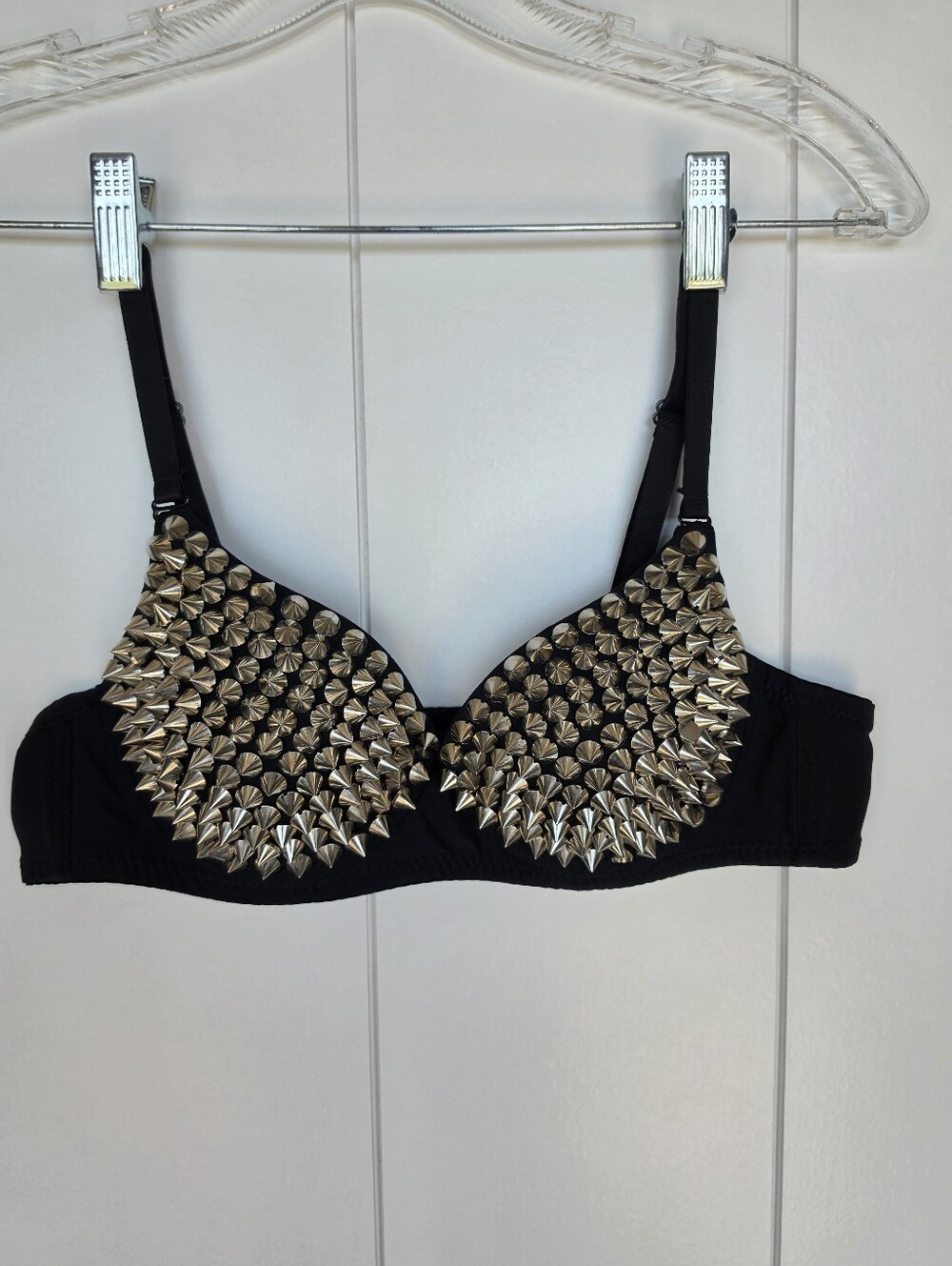 Studded Black Bra top KIMRING L
